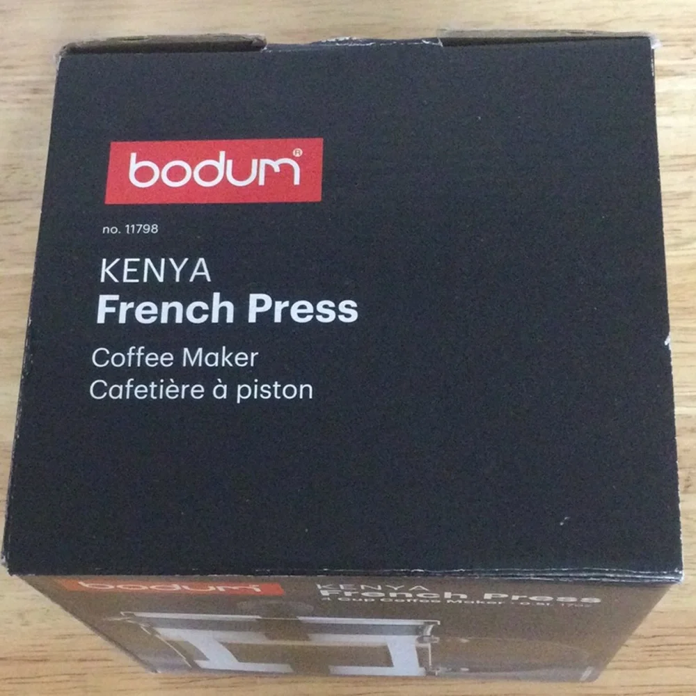 🌞 Bodum Kenya French Press Coffee Maker Makes 4 Cups of Coffee in boxes